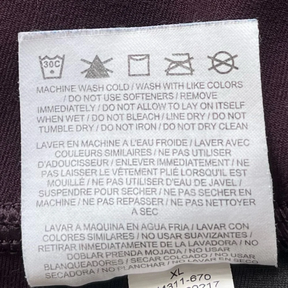 Nike Dri-Fit Power Legend Performance Athletic Leggings XL Burgundy Blue Black